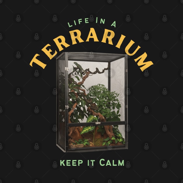 Life in a terrarium - Keep it calm - Snail Terrarium by TTWW Studios