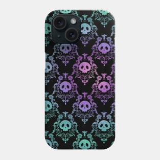 baroque skull - pastel Phone Case