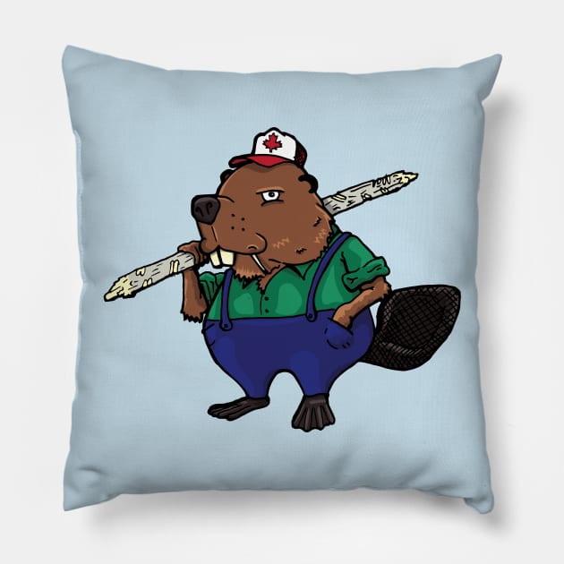 Leave it to Beaver Pillow by deancoledesign