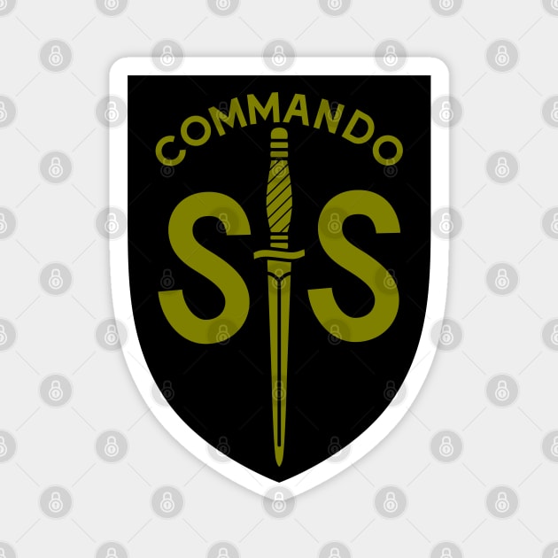 WW2 British Army No2 Commando SAS Badge Magnet by GRIM GENT