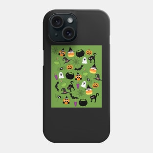 Halloween (green) Phone Case