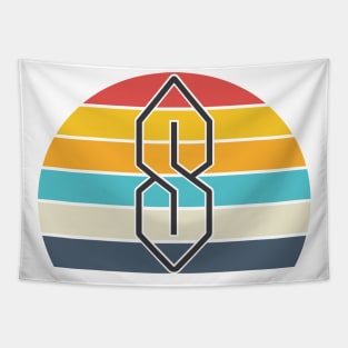 90s Colorful Cool S, Pointy S or Universal S 90s Kids School Meme Tapestry