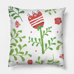 Elegance Seamless pattern with flowers Pillow