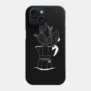 Cactus in Moka Pot 🌵 Phone Case