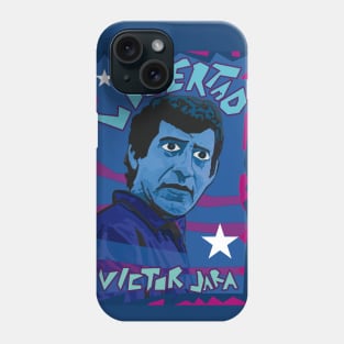 Victor Jara - Libertad (blue) Phone Case