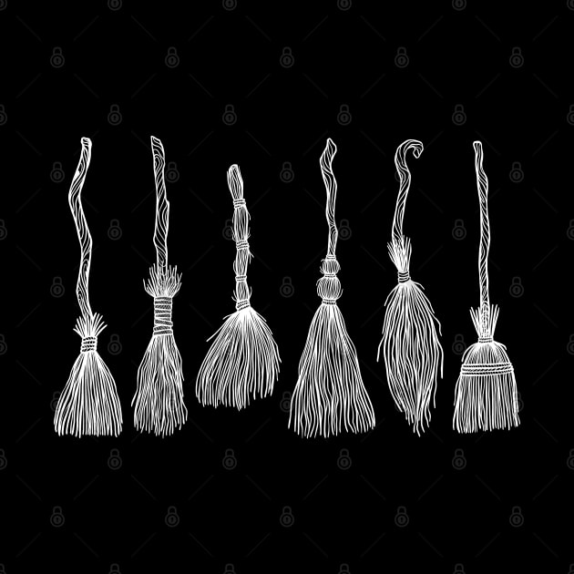 Witches Brooms by OccultOmaStore