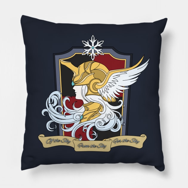 Ace of Halone - English Pillow by amarysdesigns