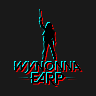 Wynonna Earp Retro Blur - Black T-Shirt