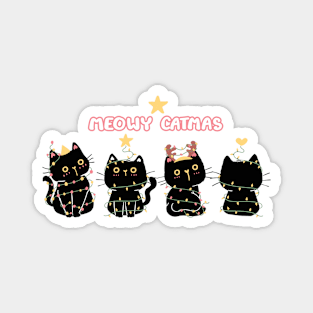 MEOWY CATMAS Magnet