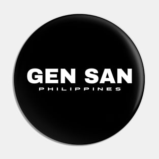 Gen San Philippines Pin