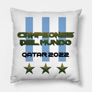 Argentina campeón del mundo Pillow