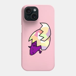 Cute Rat Hatching from Easter Egg Phone Case