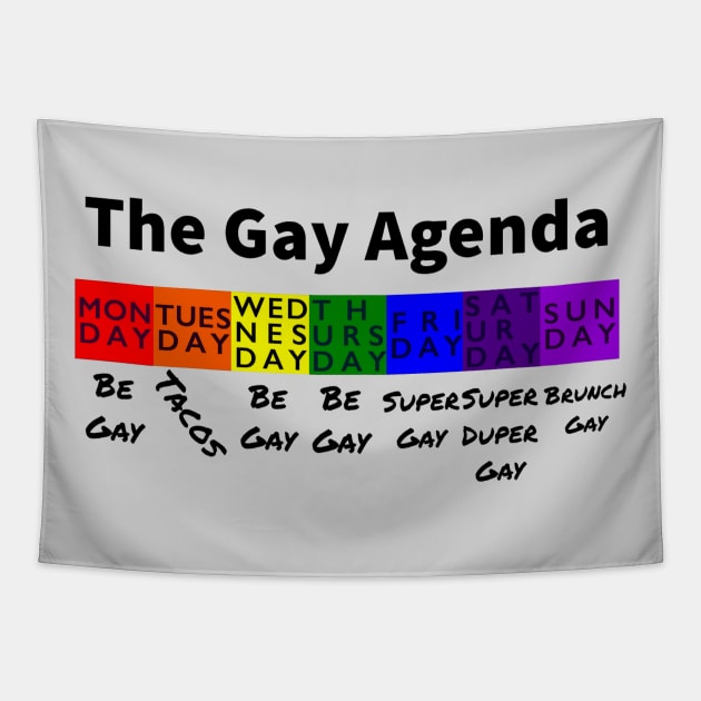 The Gay Agenda Tapestry by JasonLloyd