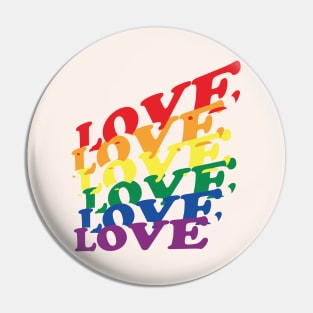 Rainbow Color Love-rainbow Pin