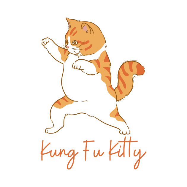 Kitty Kung Fu by TammyWinandArt