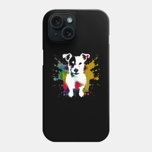 Jack Russell Terrier Puppy Watercolor Artwork Phone Case