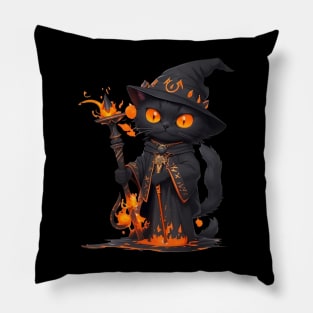 Mystic Mage Cat - Botticelli Catvito Pillow