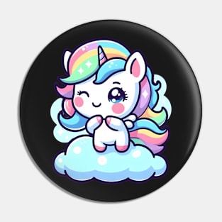 Blinking Unicorn Pin