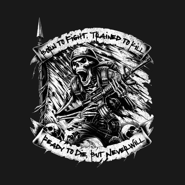 Born To Fight by Designed By Marty