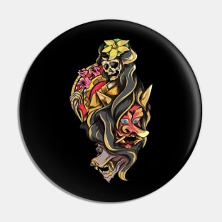 Evil Geisha Pin