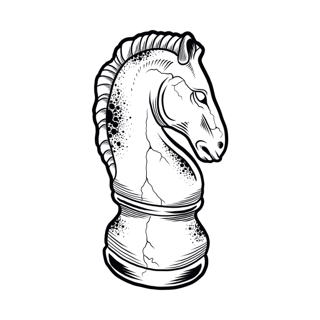 chess horse by Adorline