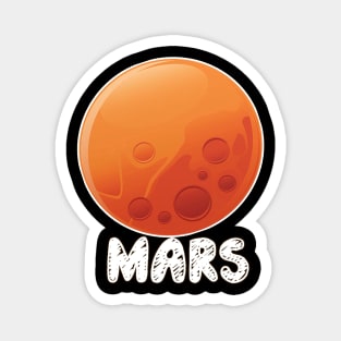 Mars T shirt planet T-shirts Magnet