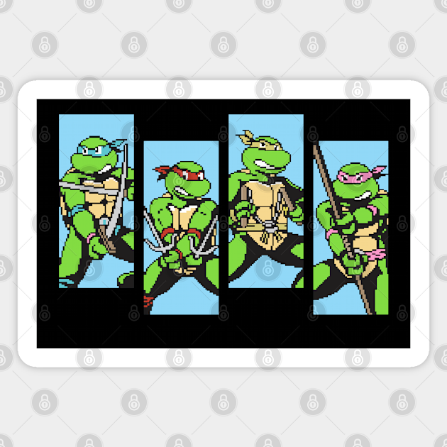 TMNT - Nintendo - Sticker