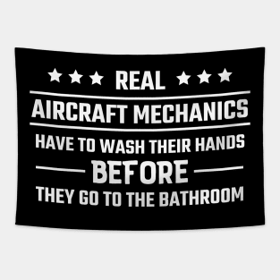 Aircraft Mechanic Funny Aviation Quote Tapestry