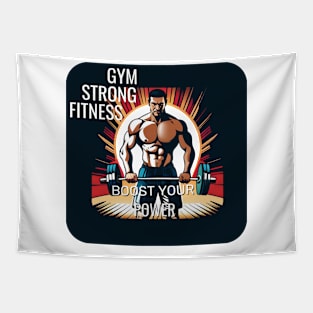 Gym strong fitness Tapestry