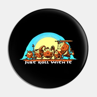 Just Roll With It (Text) Pin