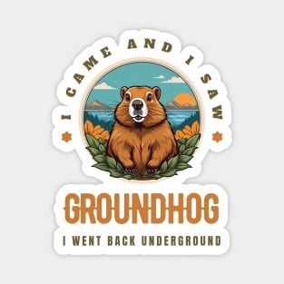 Groundhog Magnet