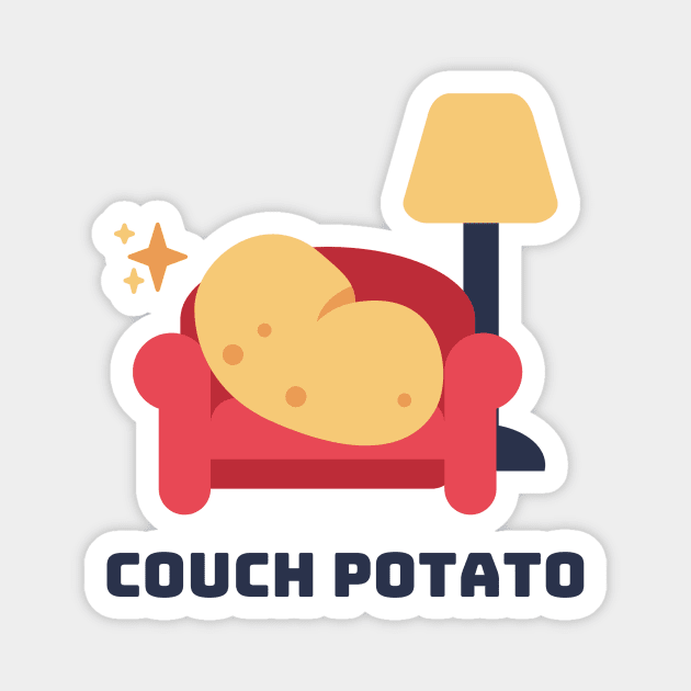 Couch Potato Magnet by The Gift Hub