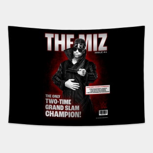 The Miz Grand Slam Champion Magazine Cover Tapestry