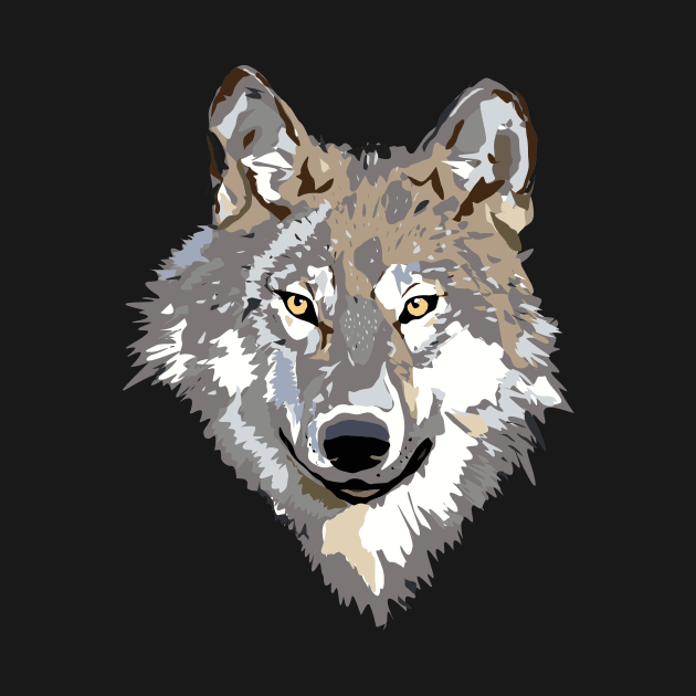 The Dramatic Wolf by Little Designer