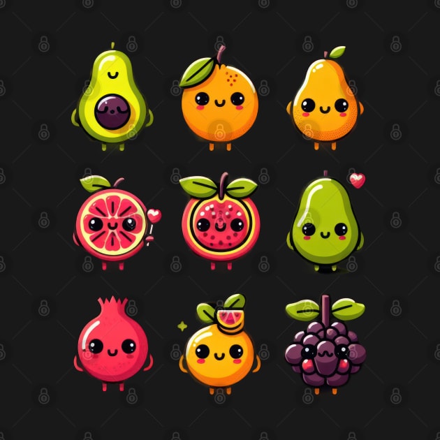 Watermelon Characters by TooplesArt