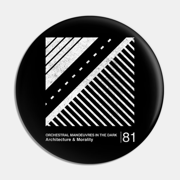 OMD / Minimalist Graphic Artwork Design Pin by saudade