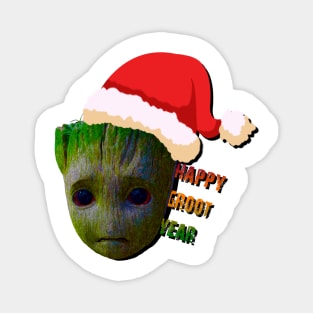 groot new year Magnet