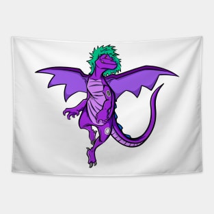 Type 1 Diabetic Purple Dragon Tapestry