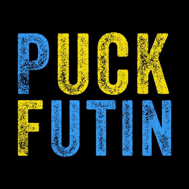 Puck Futin Stand With Ukraine Tee Puck Futin Stand Ukraine by fadi1994