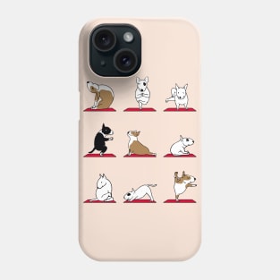 Bull Terrier Yoga Phone Case