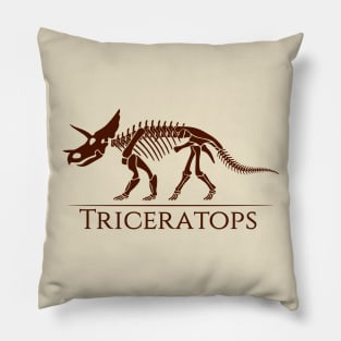 Triceratops Skeleton Pillow