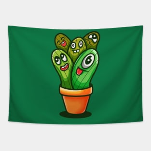 Cactus doodle Tapestry