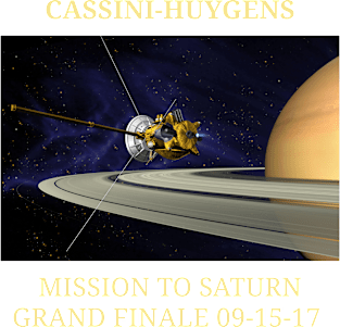 Cassini Grand Finale Huygens Space Saturn Shirt Magnet