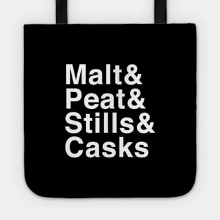 Malt & Peat & Stills & Casks Tote