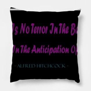 Alfred Hitchcock Quotes Pillow