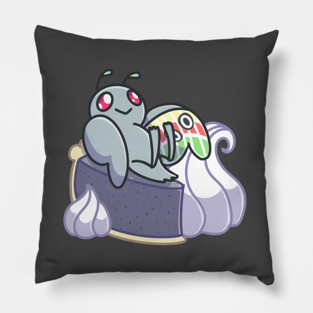 Cheesecake Mothman Pillow by ziodynes098