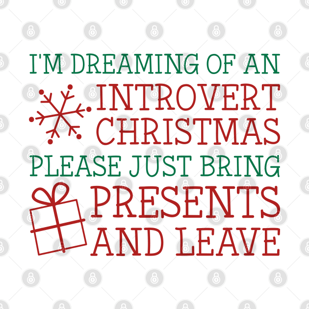 Introvert Christmas by LuckyFoxDesigns