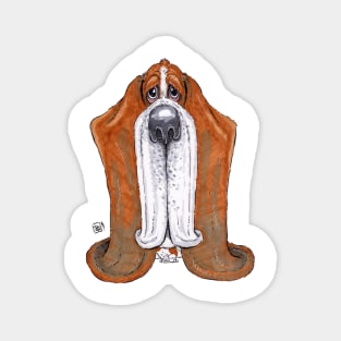 Basset Hound Dog Magnet