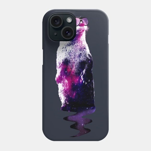 Galaxy Otter Phone Case by Melkron