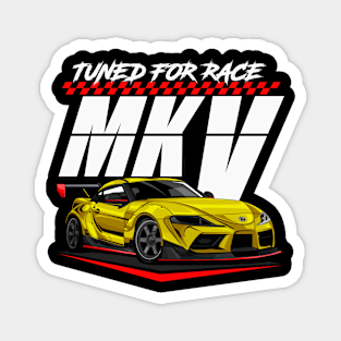 JDM-TOYOTA SUPRA MK5 - YELLOW Magnet